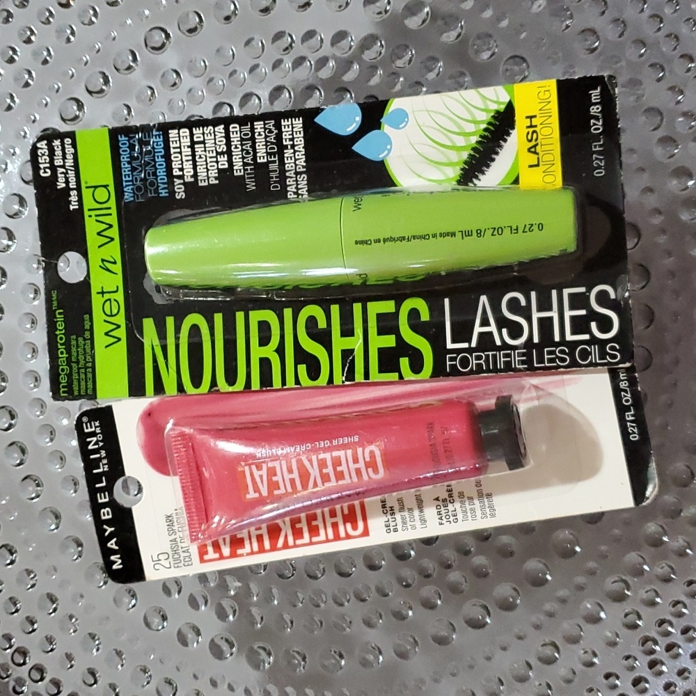 Maybelline New York Blush - Wet n Wild Mascara Bundle Of 2